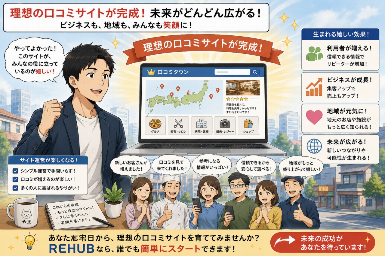 口コミサイトの作り方