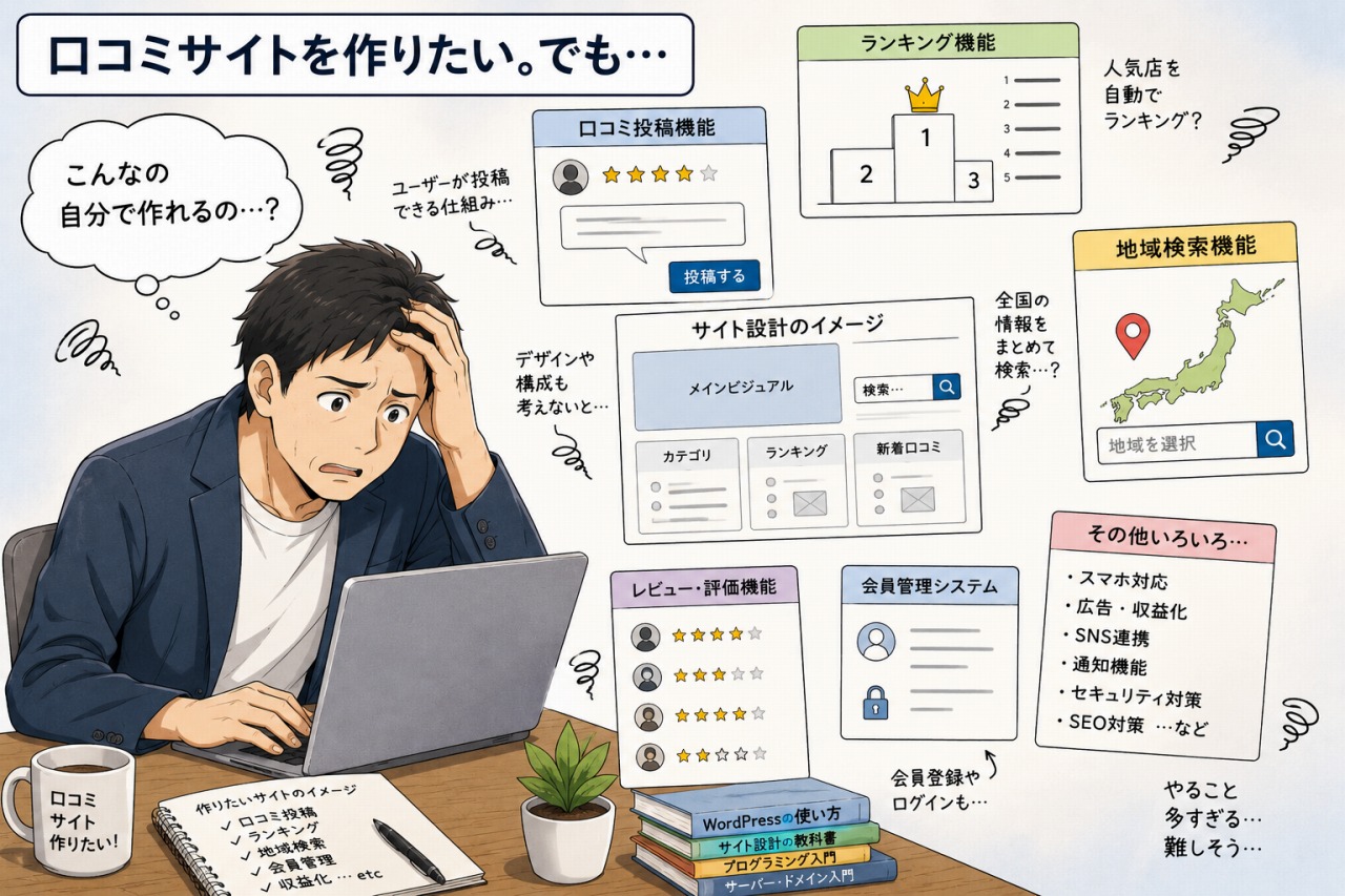 口コミサイトの作り方