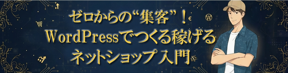 ゼロからの“集客”!WordPressでつくる稼げるネットショップ入門