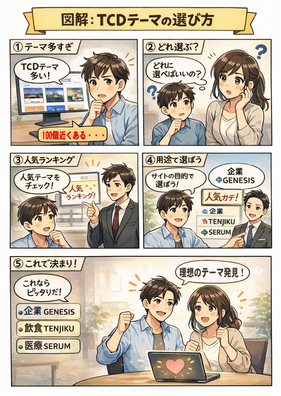 TCDテーマおすすめランキング