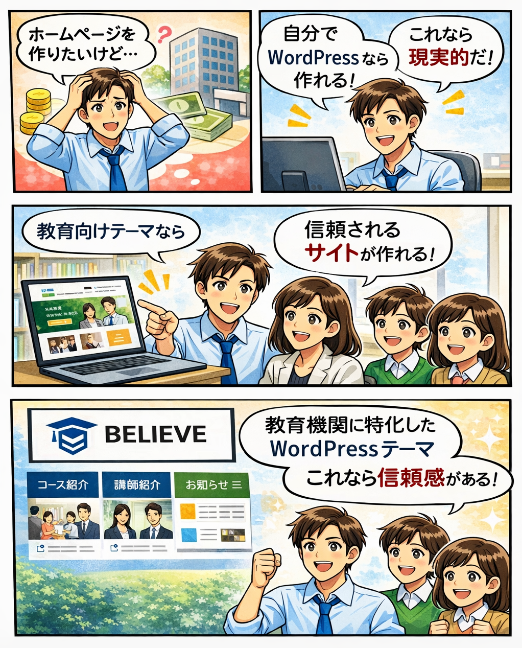 教育機関向けWordPressテーマ
