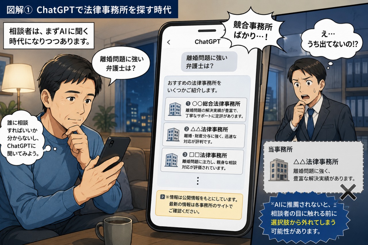 AIに推薦される法律事務所